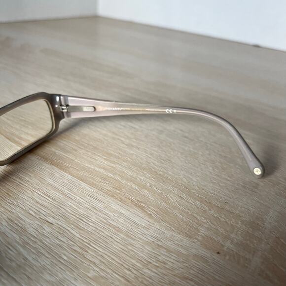 Chanel 3091 c.851 Eyeglasses Black Pink Cream PARTS ONLY 53-16-135 - Picture 8 of 11